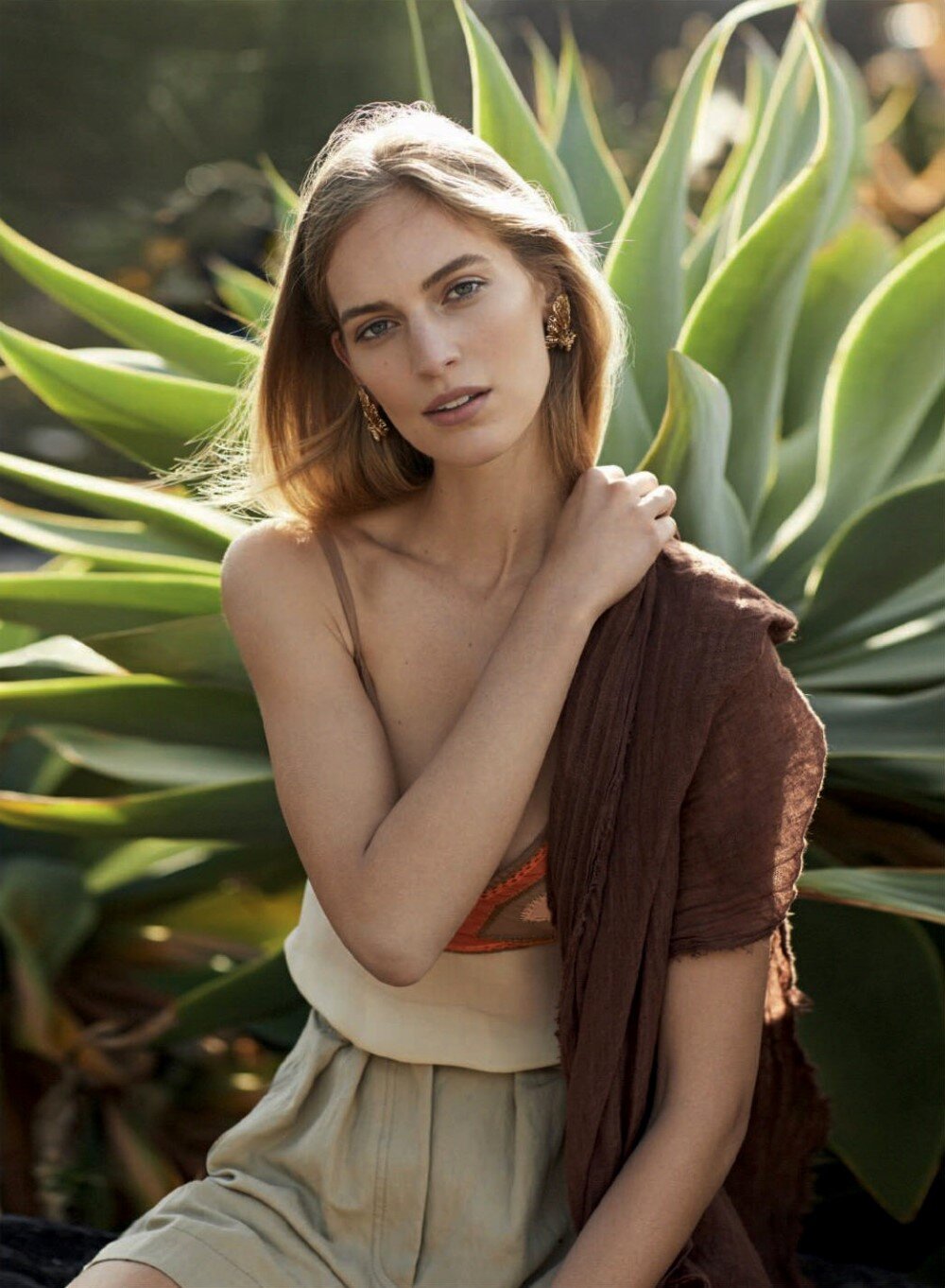 Xavi Gordo Captures Vanessa Axente in Spring Style for Harper's